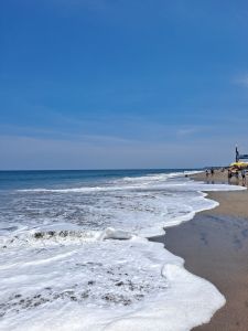 beach, sand, waves, Canggu. Bali